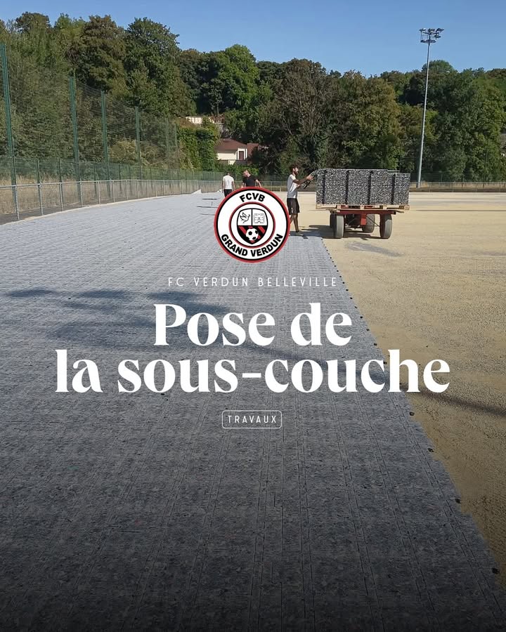 LES TRAVAUX AVANCENT AU PRÉ-L'ÉVÊQUE !